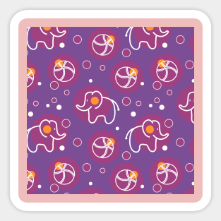 Cute Baby Elephant Sticker